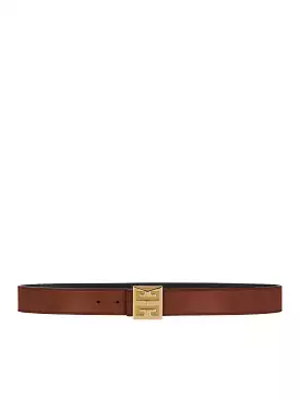 4G reversible leather belt 4G