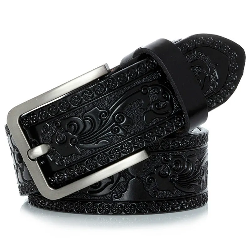 Amazing Genuine Leather Belts for men / Vintage Gothic Design Belt / Luxury Men's Strap