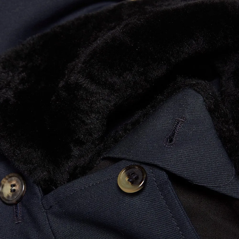 A.P.C. Sheepskin Collar JacketDark Navy