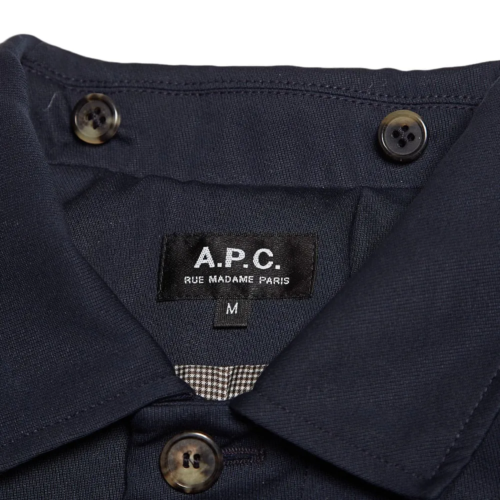 A.P.C. Sheepskin Collar JacketDark Navy