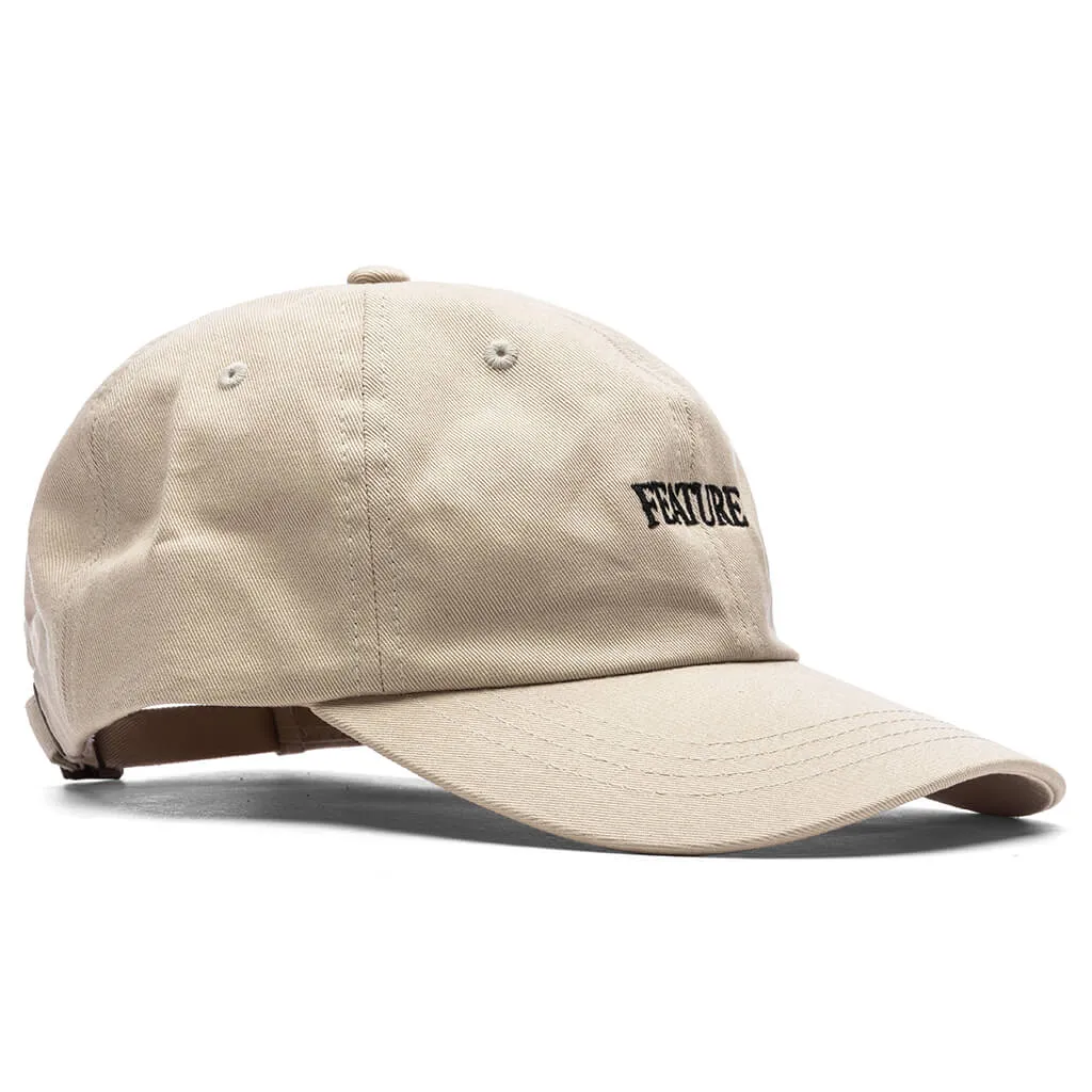 Arch Dad Hat - Stone/Black Beauty