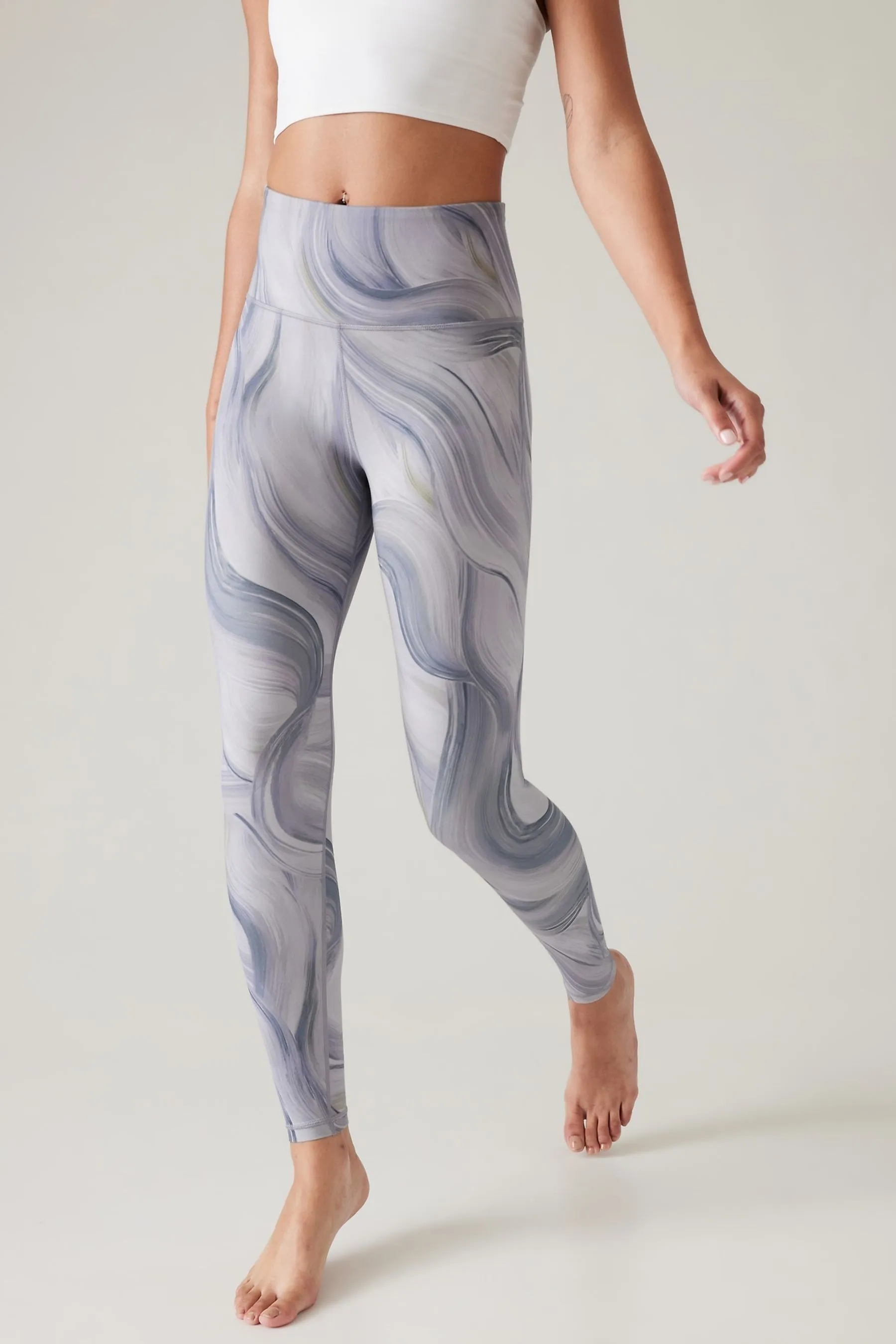 Athleta Grey Elation Leggings