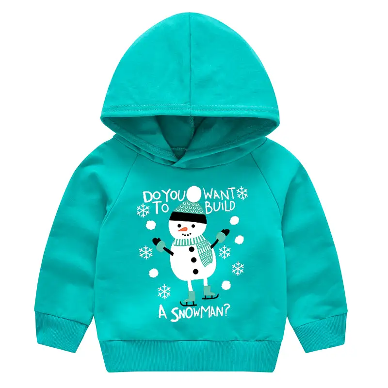 Baby Kid Girls Boys Letters Cartoon Print Christmas Hoodies Sweatshirts Wholesale 23112802