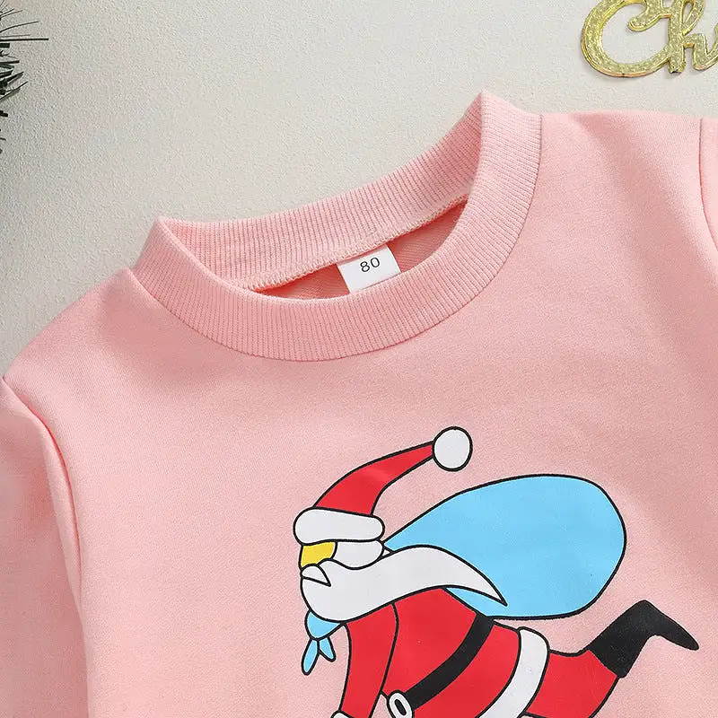 Baby Kid Girls Cartoon Print Christmas Hoodies Sweatshirts Wholesale 23101544