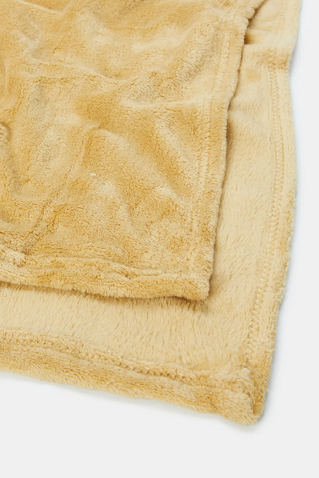 Beige Coral Fleece Blanket