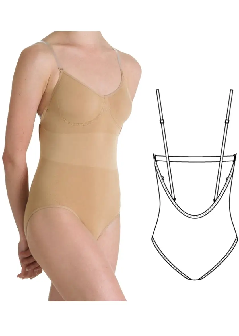 Bloch Ladies Sand Seamless Body Stocking