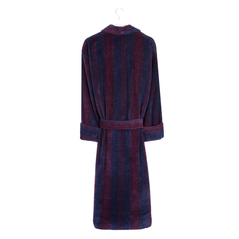 Bown Of London Luxurious Egyptian Cotton Velour Bathrobe Dressing Gown - Arbroath