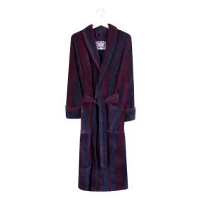 Bown Of London Luxurious Egyptian Cotton Velour Bathrobe Dressing Gown - Arbroath