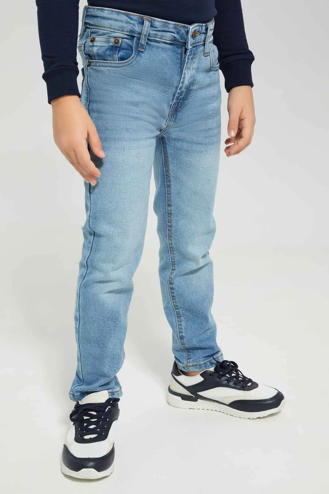 Boys Blue 5 Pockets Jeans