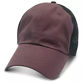 Brown Partial Soft Mesh - Unstructured Baseball Cap