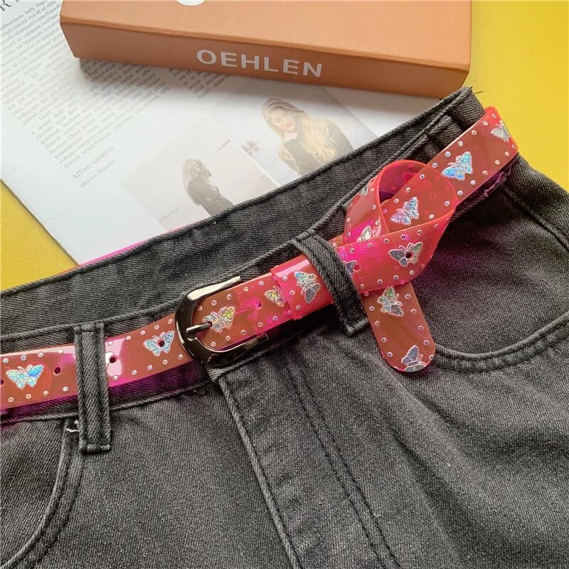 Butterfly Jelly Transparent Belt