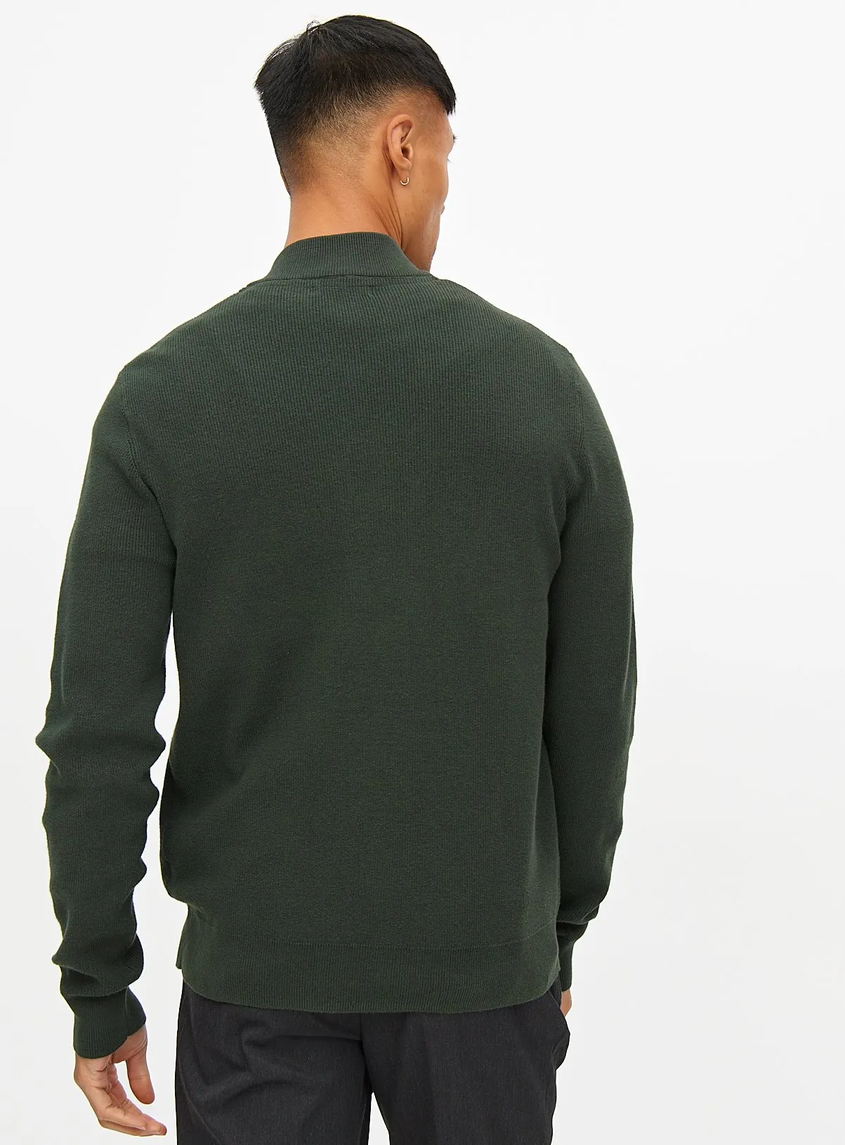 Buy Dark Green Knitted Bomber Jacket XXXL | Jumpers and cardigans | Tu