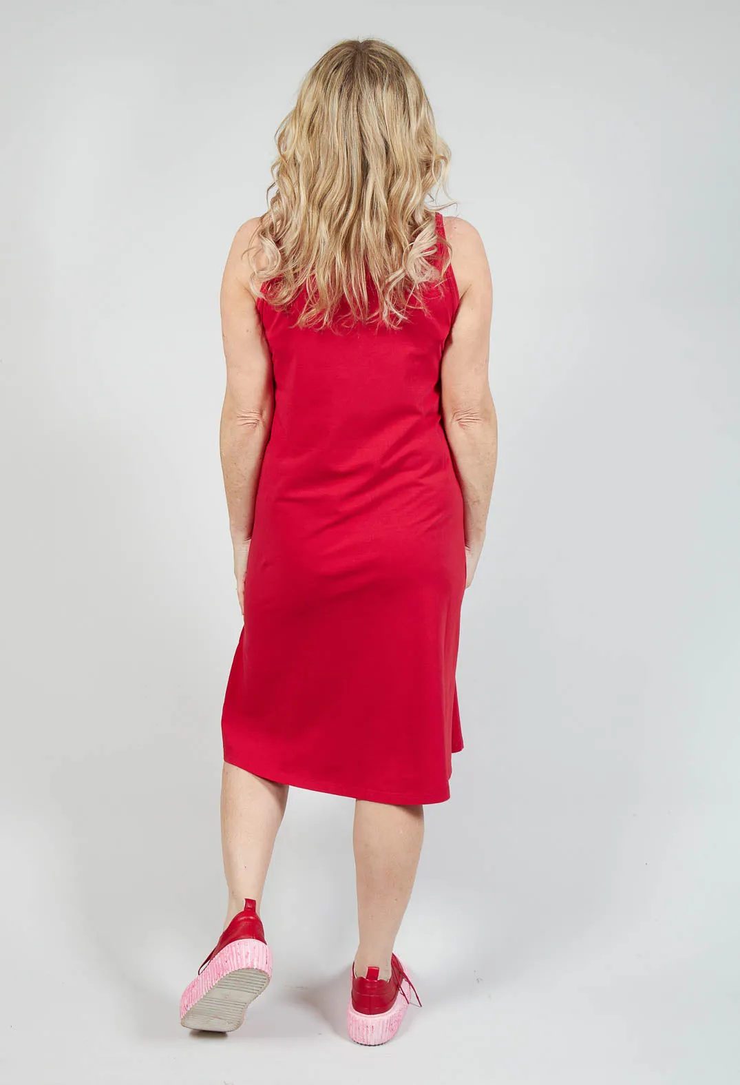 Cami Jersey Dress in Chili