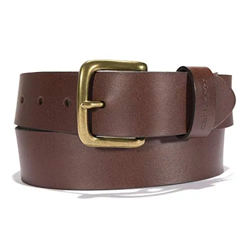 Carhartt A000550 Men's Casual Bridle Leather Belts, Available in Multiple Styles, Colors & Sizes