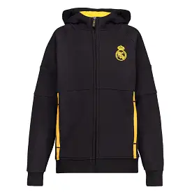 Chaqueta Chándal Niños Kids on Tour Real Madrid Bolsillo Cinta Negra