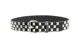 Checkered stud Belt