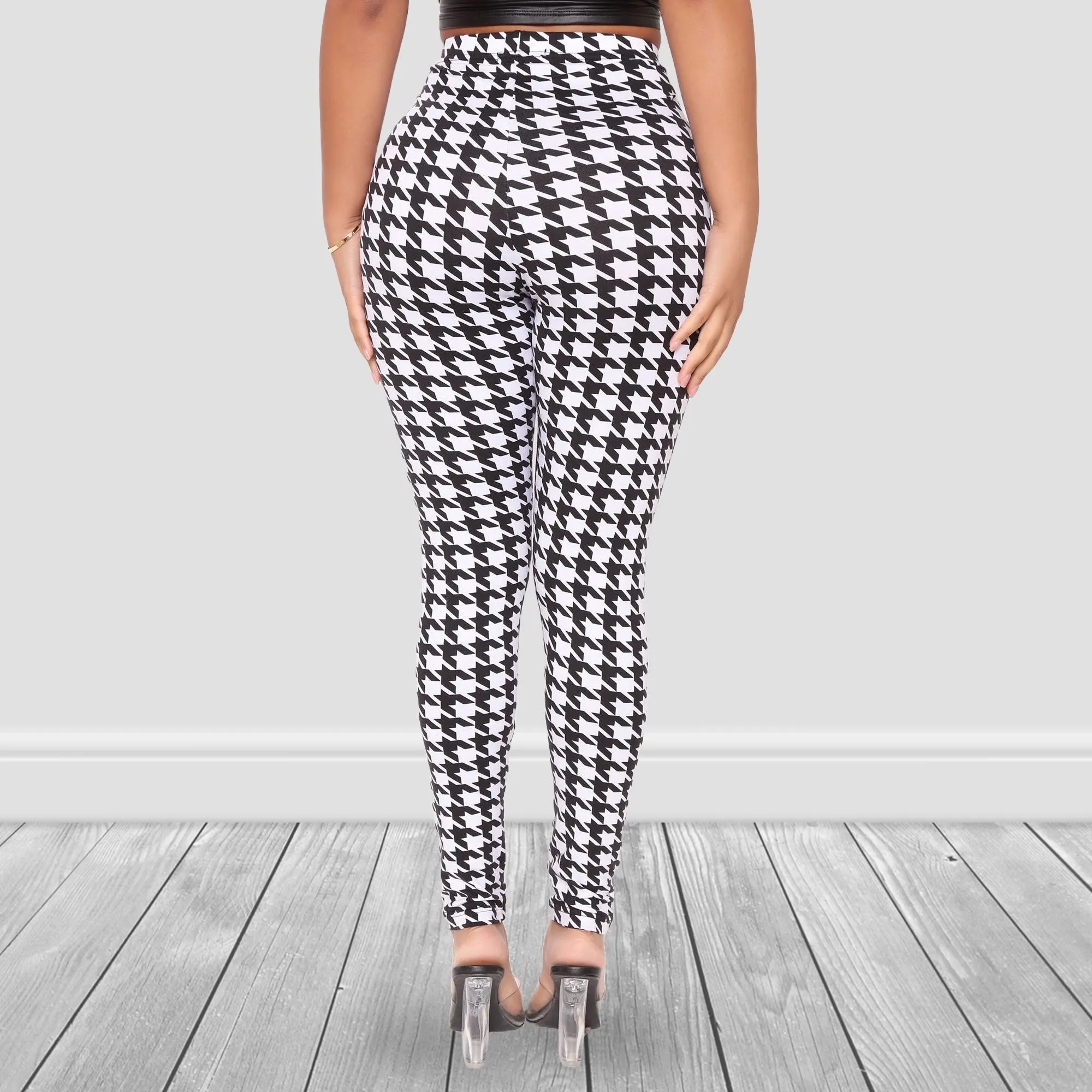 Classic Houndstooth Soft Leggings