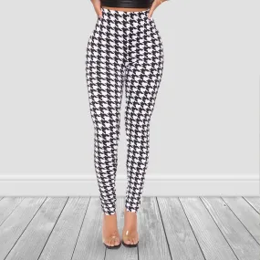 Classic Houndstooth Soft Leggings