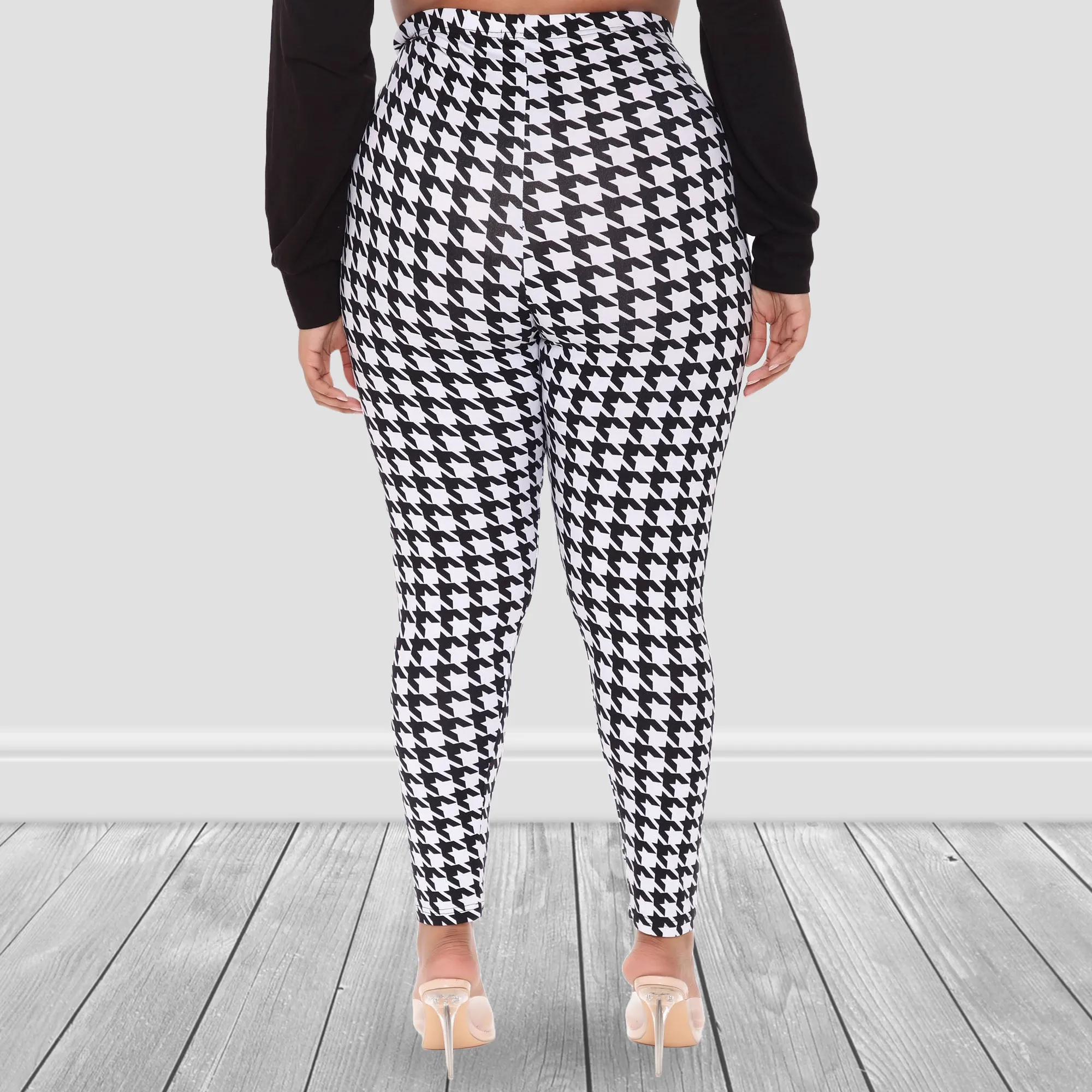 Classic Houndstooth Soft Leggings