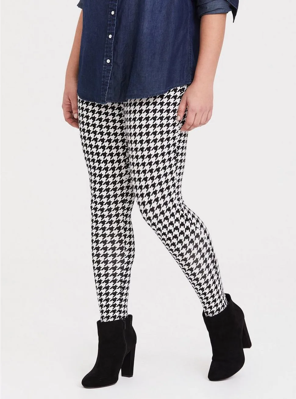 Classic Houndstooth Soft Leggings