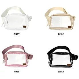 Clear Stadium Belt Fanny Pack