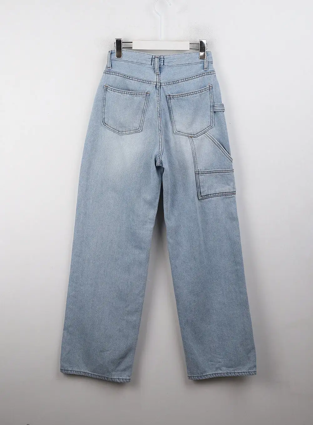 Denim Straight Leg Jeans CJ408