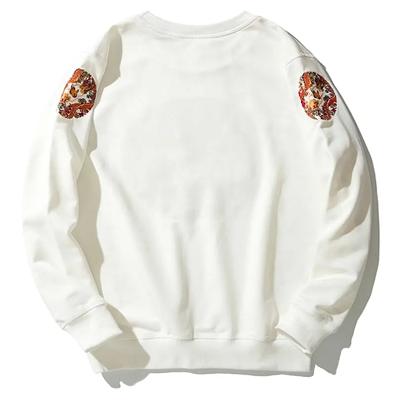 Dragon Embroidered Sweatshirt