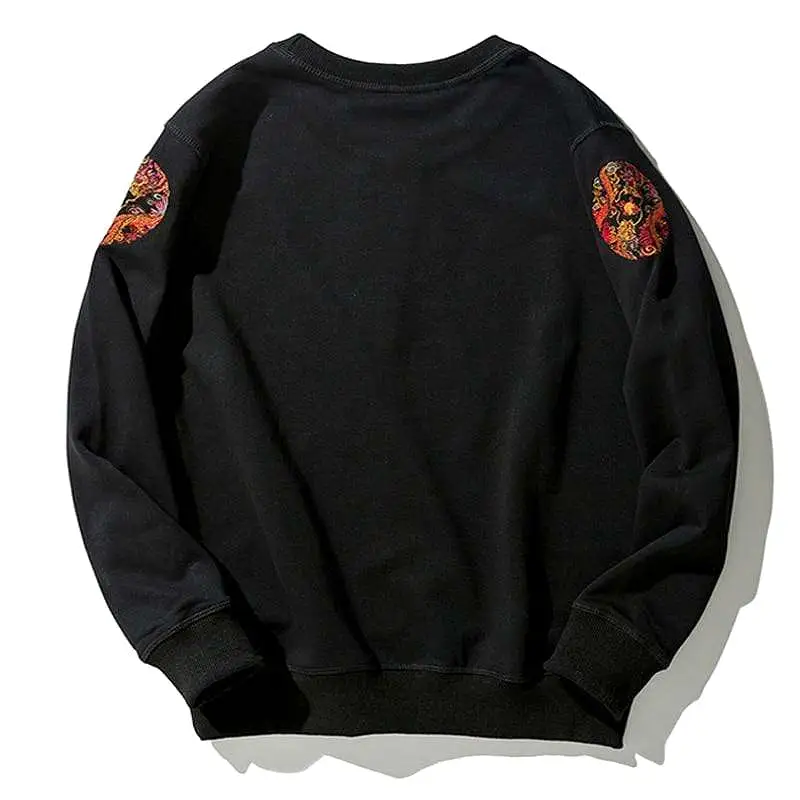 Dragon Embroidered Sweatshirt