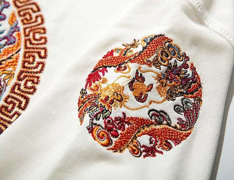 Dragon Embroidered Sweatshirt