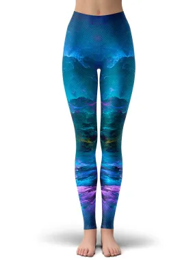 Dream Waves Foil Leggings