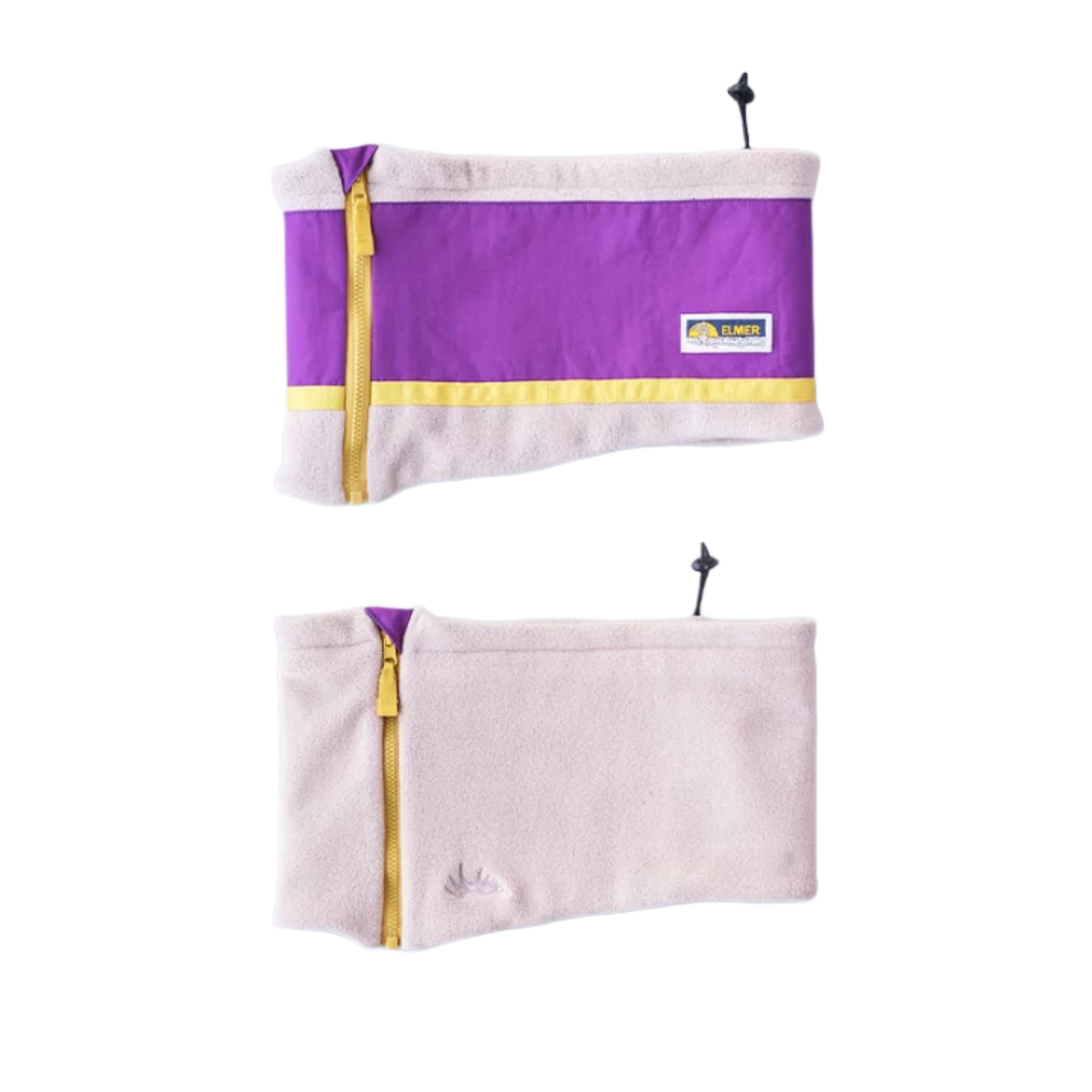 ELMER Fleece Neck Warmer EM700 Beige Purple