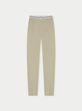 EMBLEM JERSEY LEGGINGS - BEIGE