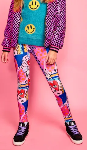 Eye Heart Doodle Leggings