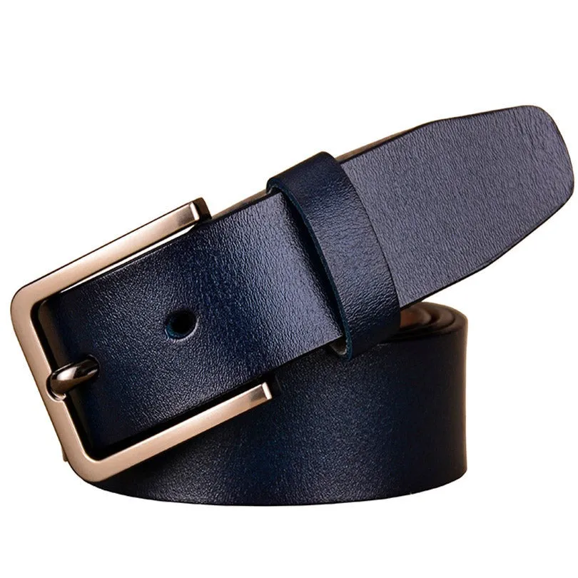 Fashion Genuine Leather Belts For Women Luxury Pin Buckle Belt