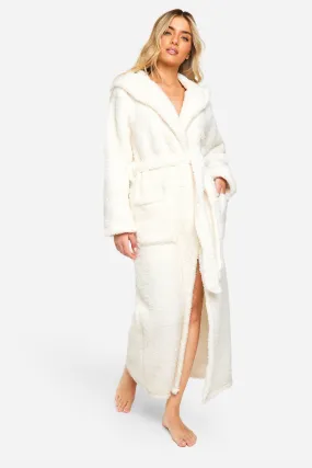 Fluffy Fleece Dressing Gown