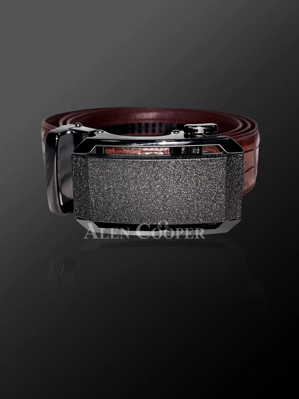 Genuine alligator skin leather belts for greater style and appeal