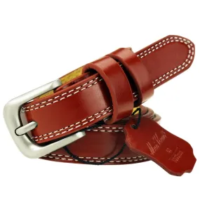 Genuine Leather Belts for Women Decorative Simple Waist Belt