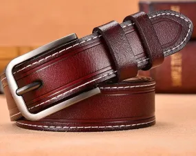 Genuine Leather Belts For Women Fancy Vintage