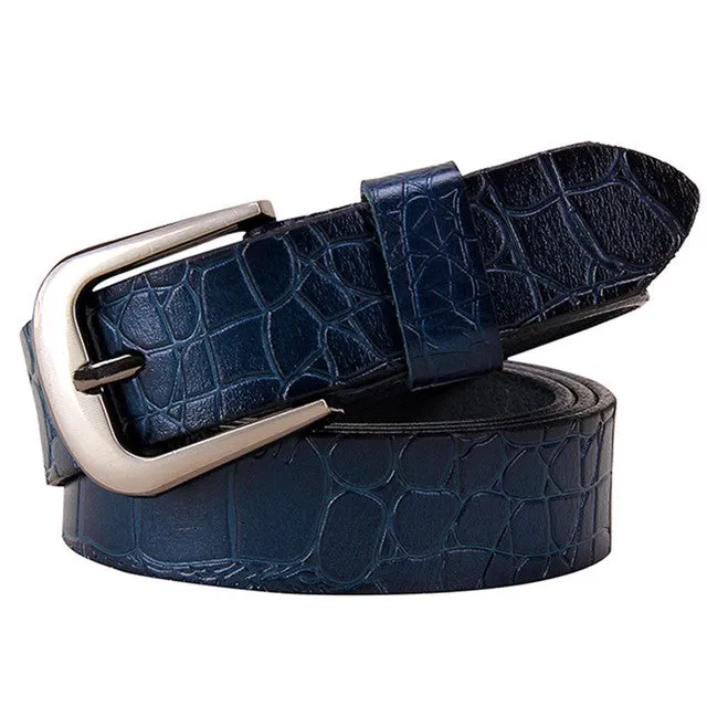 Genuine Leather Belts For Women Fashion Pin Buckle Woman Waist Belt