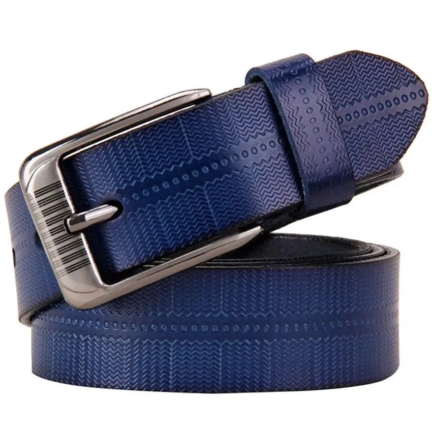 Genuine leather belts for women Fashion Pin buckle