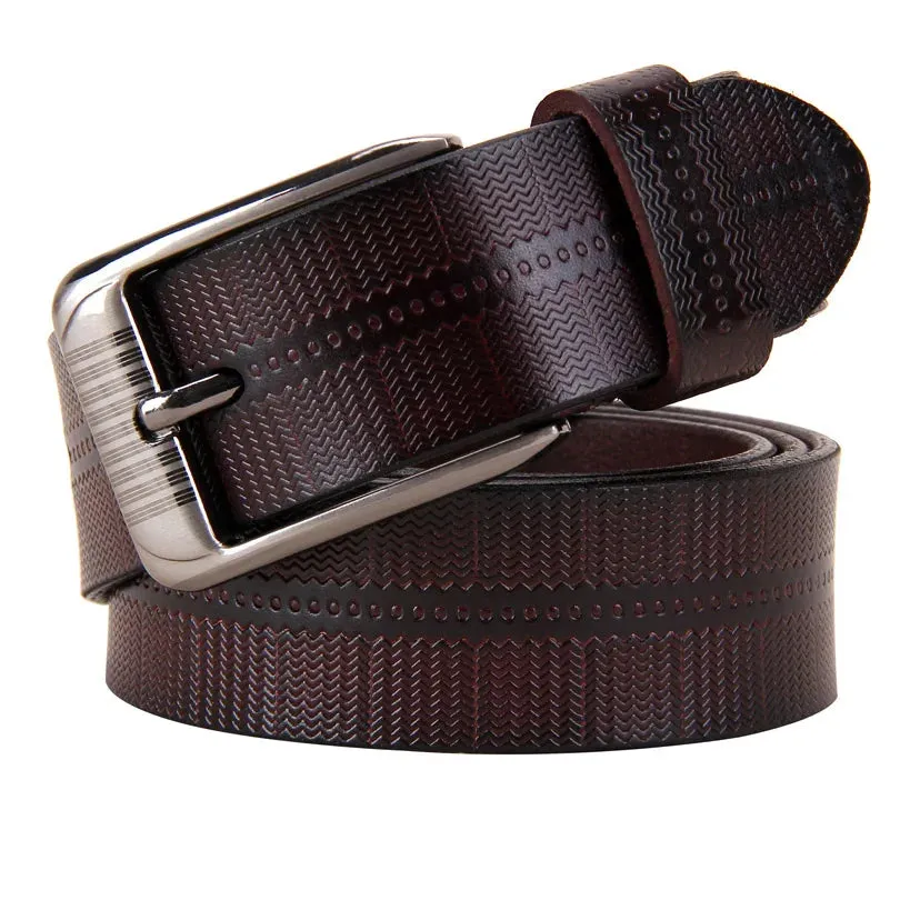 Genuine leather belts for women Fashion Pin buckle