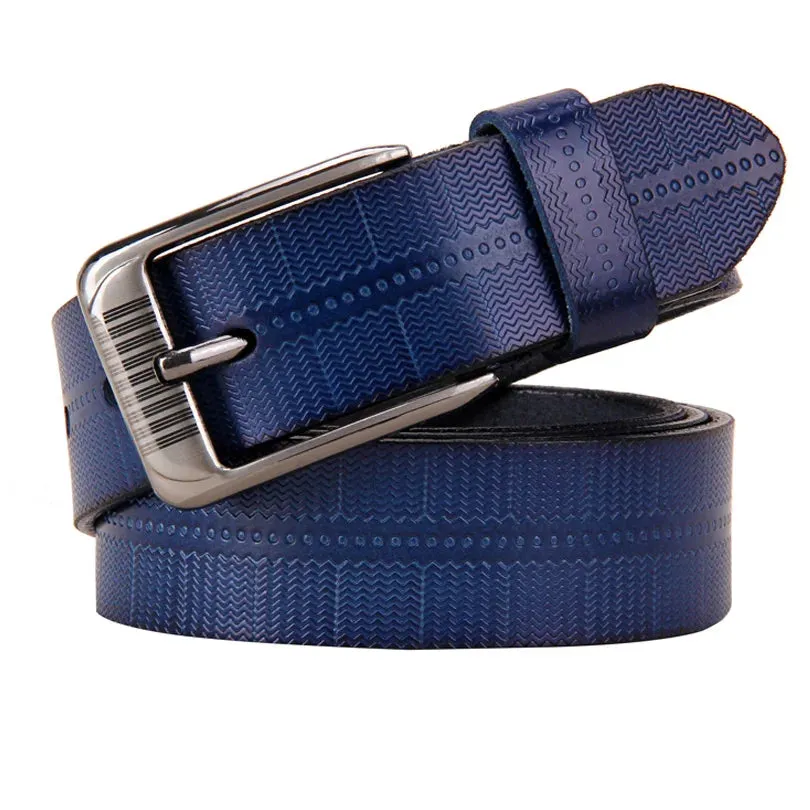 Genuine leather belts for women Fashion Pin buckle