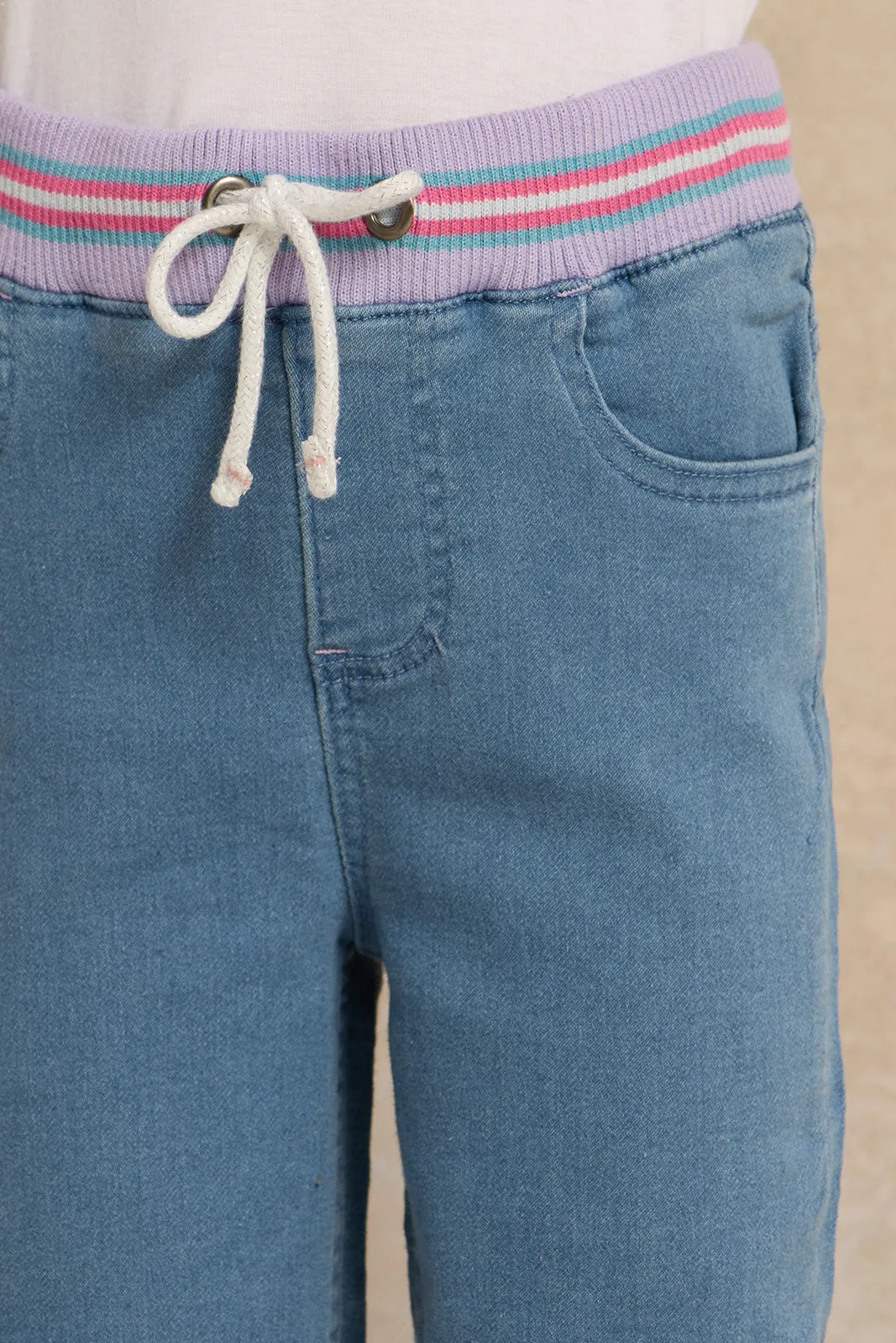 Girls Blue Skinny Fit Jeans