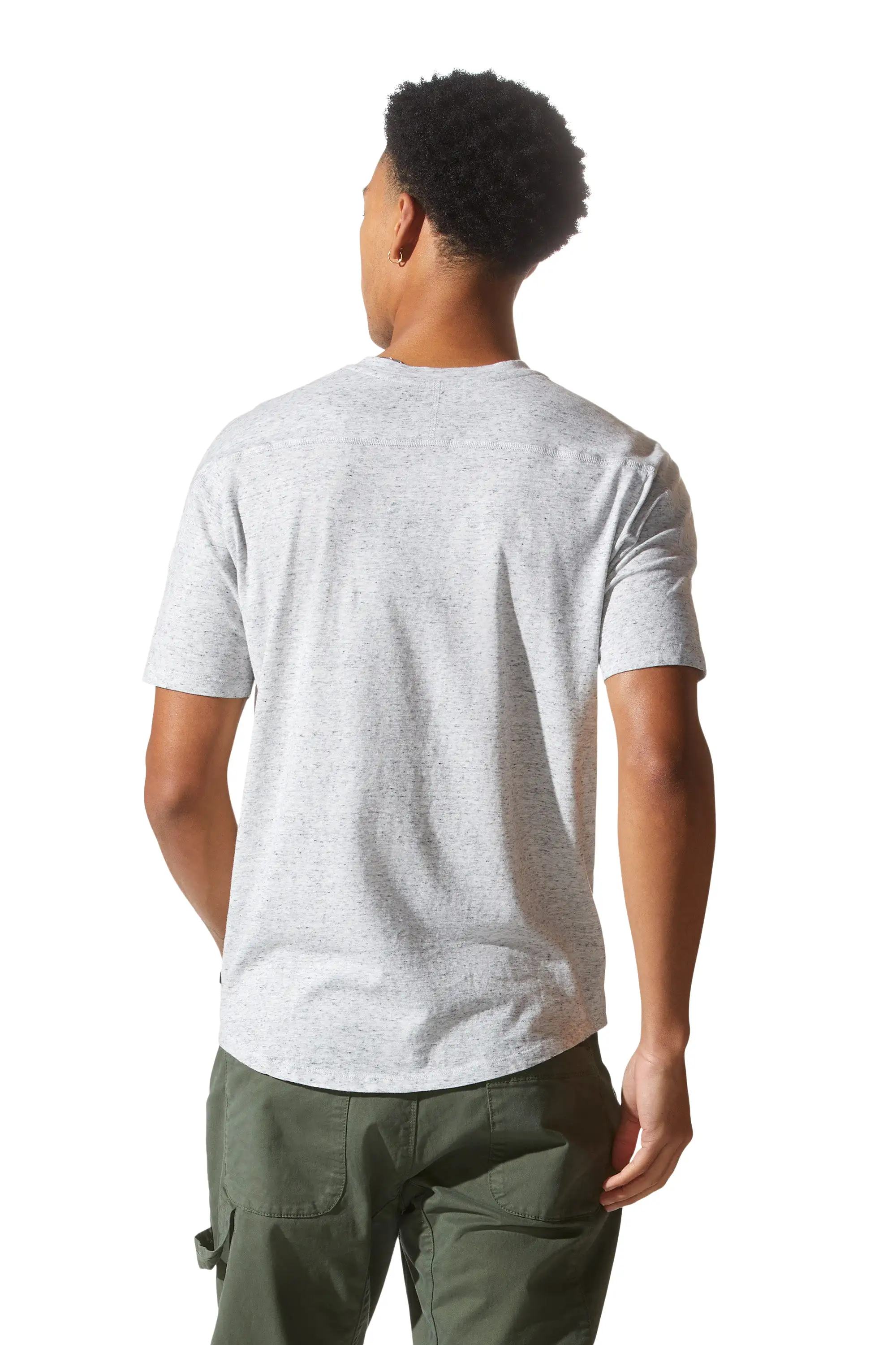 Good Man Brand Premium Heather Jersey V-Notch Tee G31A2