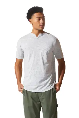 Good Man Brand Premium Heather Jersey V-Notch Tee G31A2