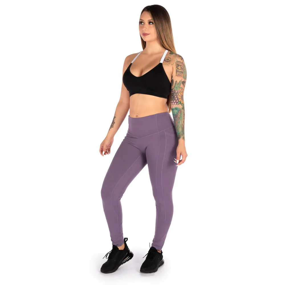 Heart Booty Leggings- Mauve