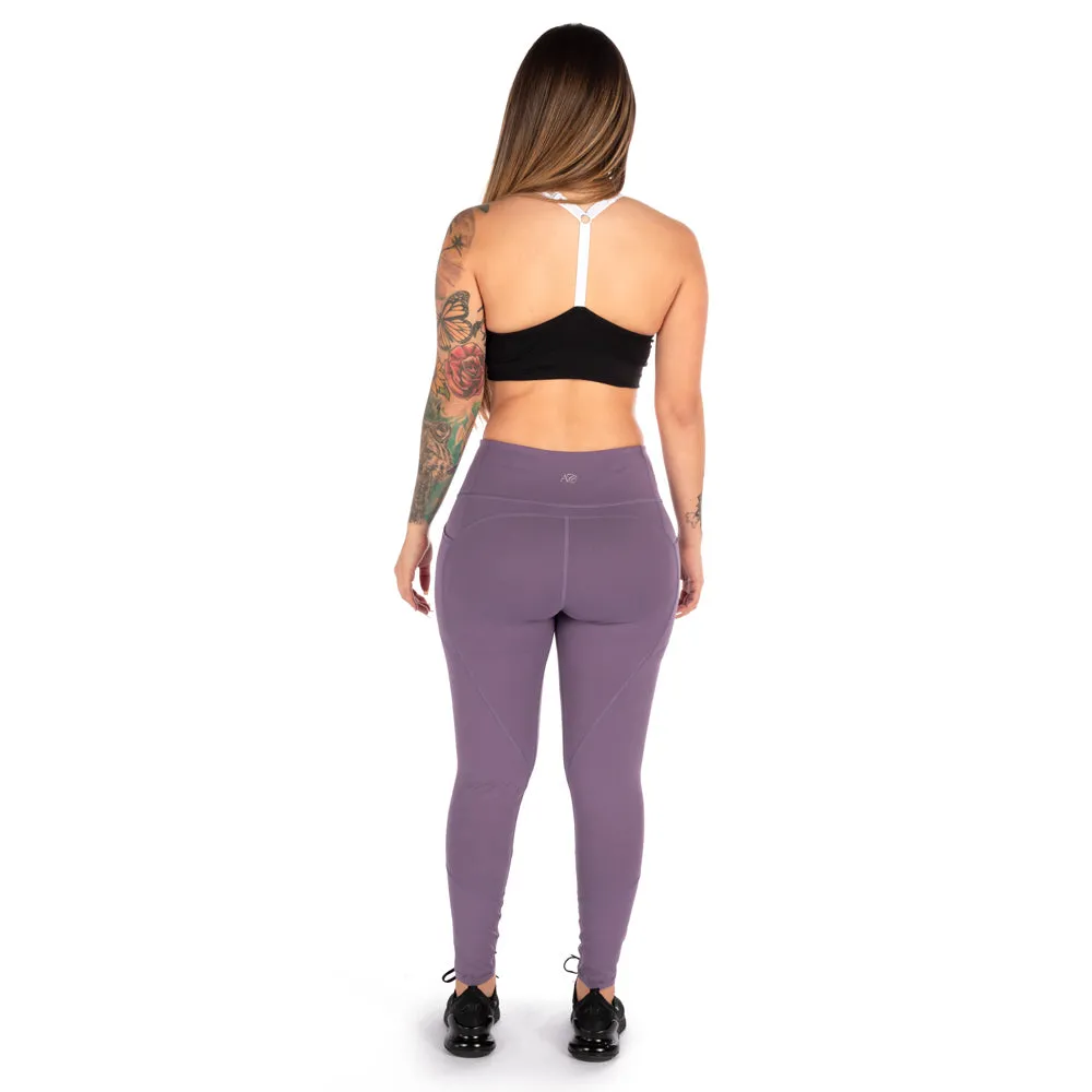 Heart Booty Leggings- Mauve