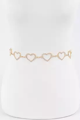 Heart Chain Belt