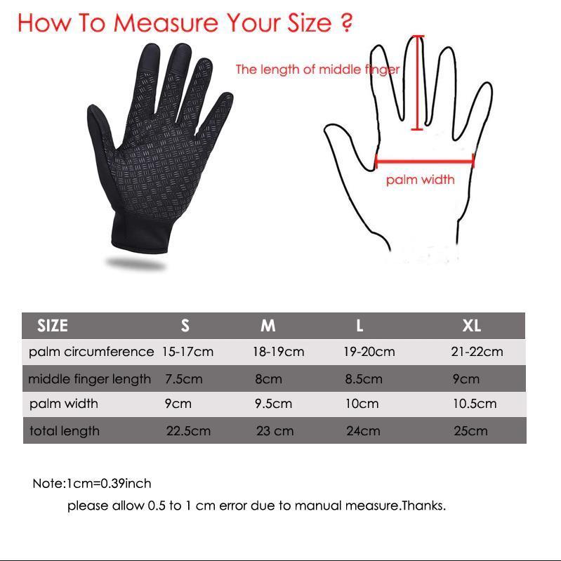 Heat-Retaining Waterproof Touchscreen Gloves