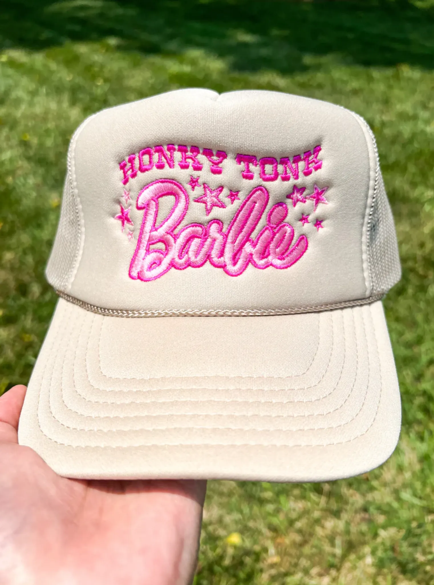 Honky Tonk Barbie Pink Trucker Hat